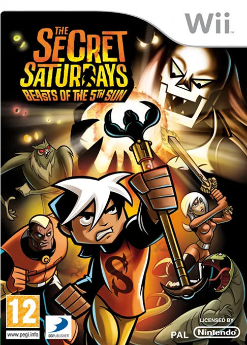 Secret Saturdays, The - Beasts of the 5th Sun (Europe) (En,Fr,De,Es,It)